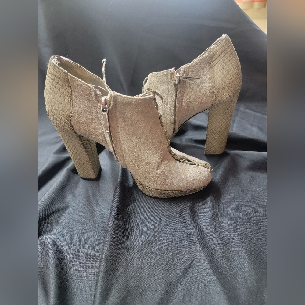 Christian Dior - Suede Heel Booties - Picture 6 of 6